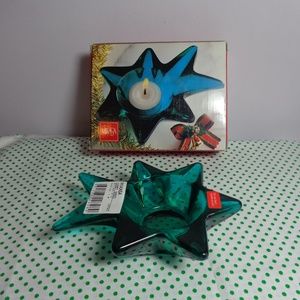 NWT Mikasa green votive holder